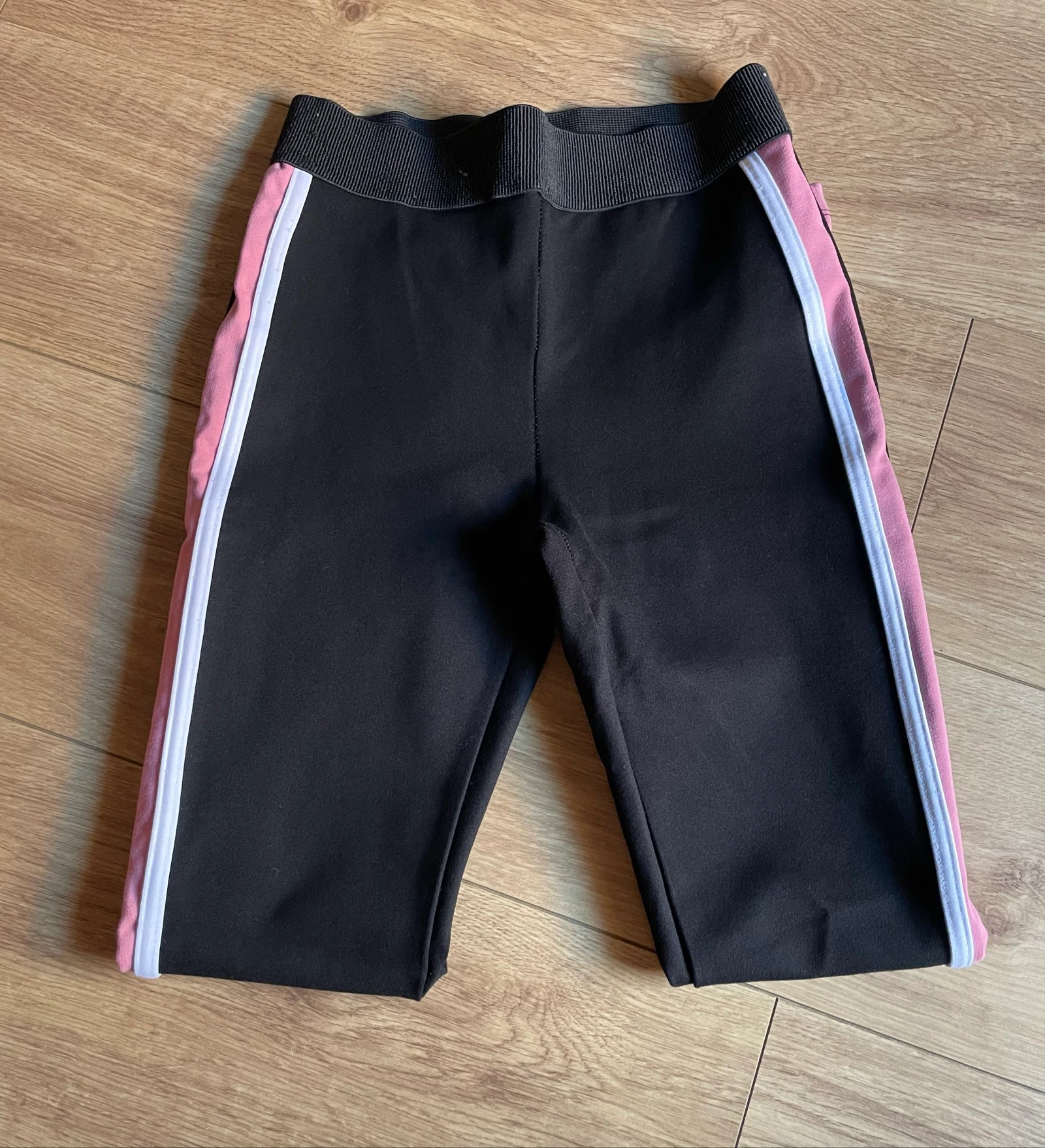 Leggings pretos com faixa lateral Zara – photo 3
